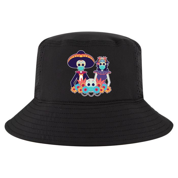 Day Of The Dead Dia De Los Muertos Quarantine Cool Comfort Performance Bucket Hat
