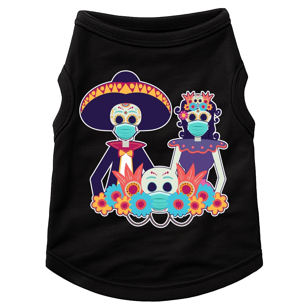 Day Of The Dead Dia De Los Muertos Quarantine Doggie Tank