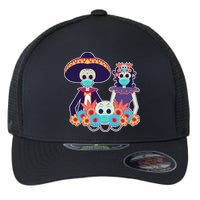 Day Of The Dead Dia De Los Muertos Quarantine Flexfit Unipanel Trucker Cap