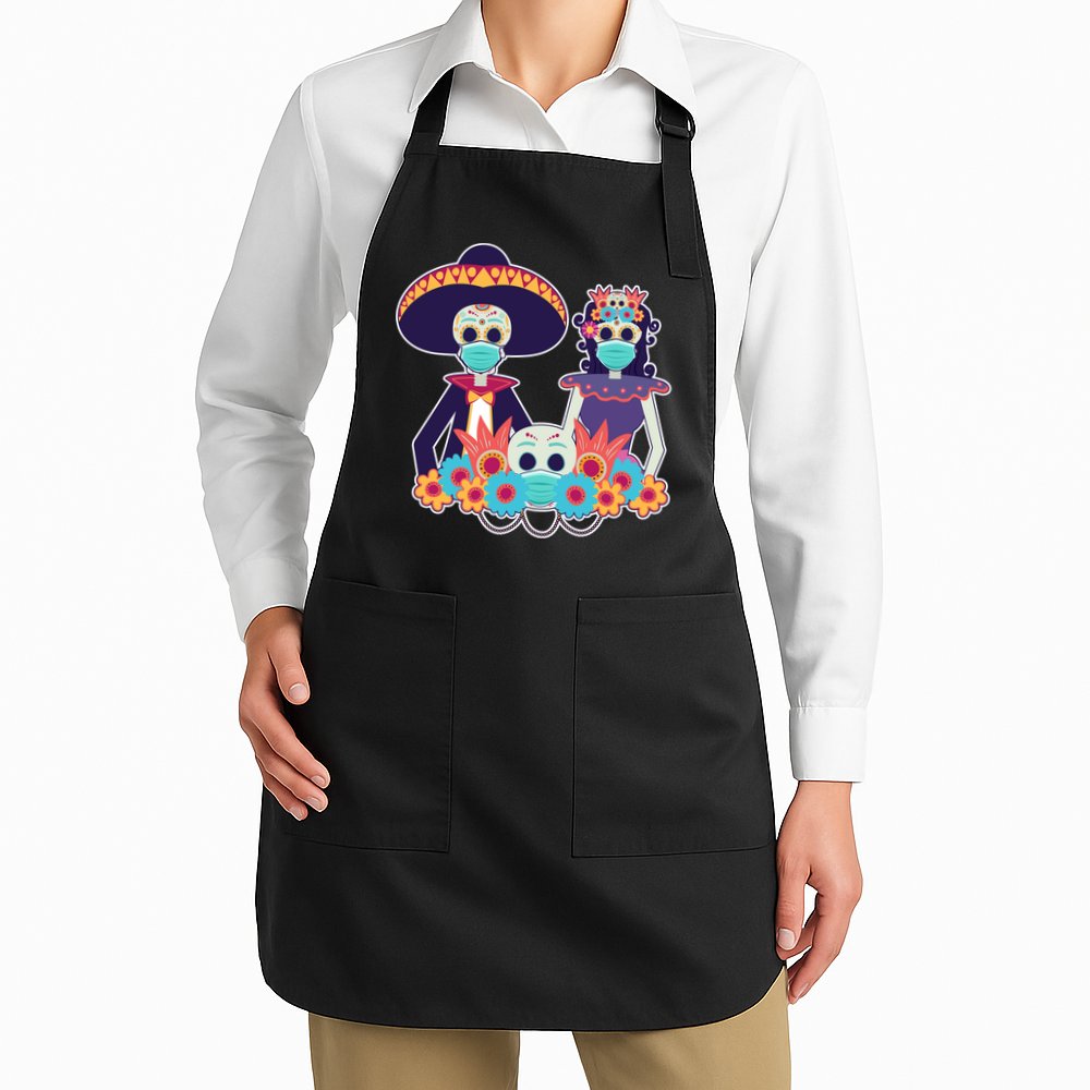 Day Of The Dead Dia De Los Muertos Quarantine Apron