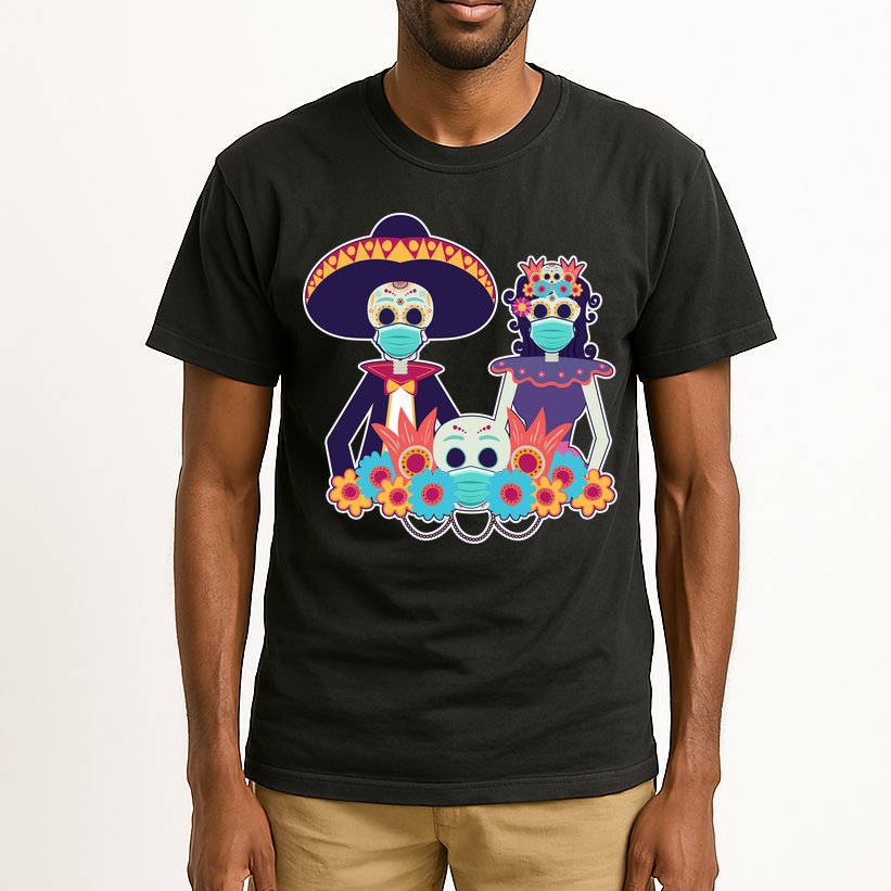 Day Of The Dead Dia De Los Muertos Quarantine Tall T-Shirt