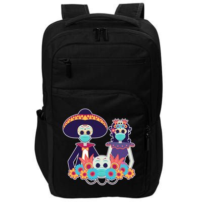 Day Of The Dead Dia De Los Muertos Quarantine Impact Tech Backpack
