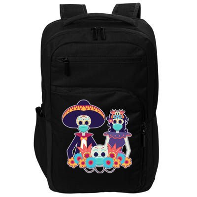 Day Of The Dead Dia De Los Muertos Quarantine Impact Tech Backpack