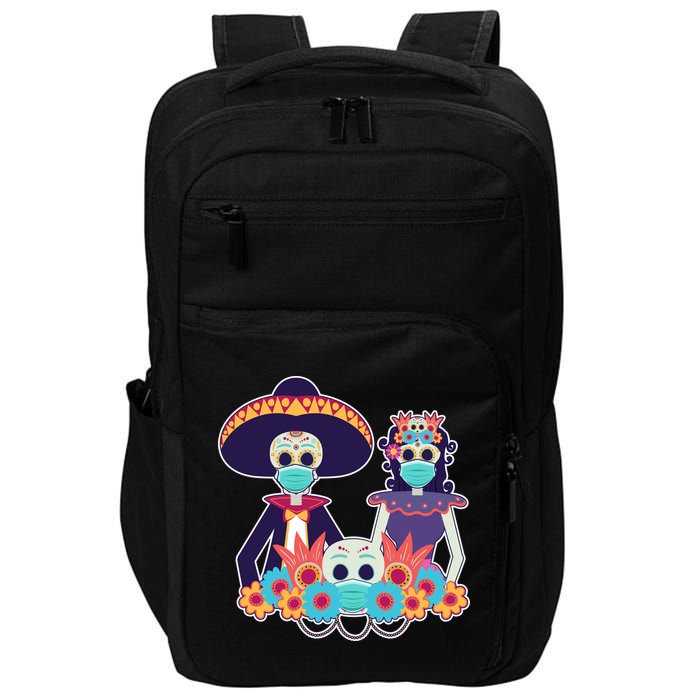 Day Of The Dead Dia De Los Muertos Quarantine Impact Tech Backpack