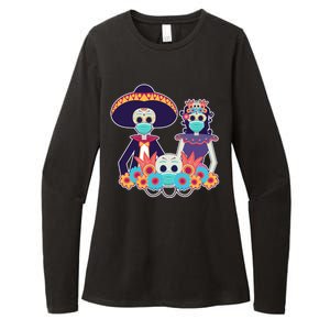 Day Of The Dead Dia De Los Muertos Quarantine Womens CVC Long Sleeve Shirt