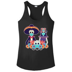 Day Of The Dead Dia De Los Muertos Quarantine Ladies PosiCharge Competitor Racerback Tank