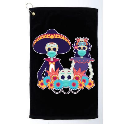 Day Of The Dead Dia De Los Muertos Quarantine Golf Towel