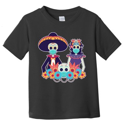 Day Of The Dead Dia De Los Muertos Quarantine Toddler T-Shirt