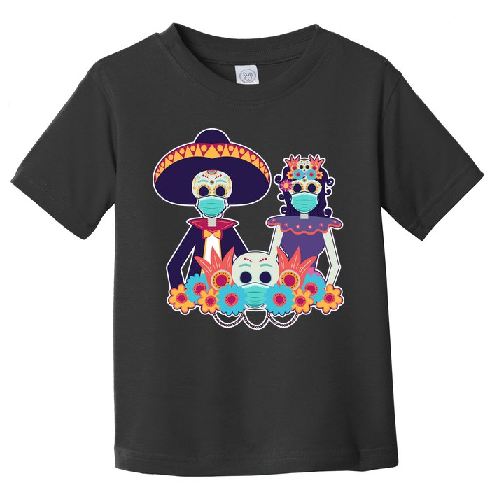 Day Of The Dead Dia De Los Muertos Quarantine Toddler T-Shirt