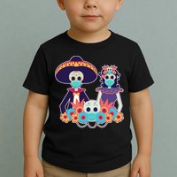 Day Of The Dead Dia De Los Muertos Quarantine Toddler T-Shirt