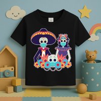Day Of The Dead Dia De Los Muertos Quarantine Toddler T-Shirt