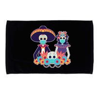 Day Of The Dead Dia De Los Muertos Quarantine Microfiber Hand Towel