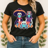 Day Of The Dead Dia De Los Muertos Quarantine Womens T-Shirt