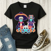 Day Of The Dead Dia De Los Muertos Quarantine Womens T-Shirt