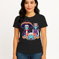 Day Of The Dead Dia De Los Muertos Quarantine Womens T-Shirt