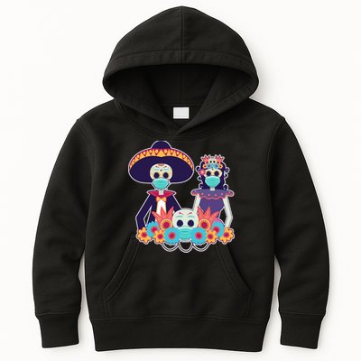 Day Of The Dead Dia De Los Muertos Quarantine Kids Hoodie