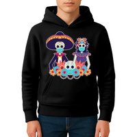 Day Of The Dead Dia De Los Muertos Quarantine Kids Hoodie