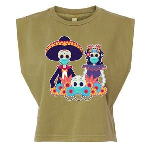 Day Of The Dead Dia De Los Muertos Quarantine Garment-Dyed Women's Muscle Tee