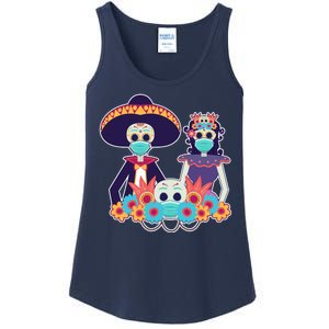 Day Of The Dead Dia De Los Muertos Quarantine Ladies Essential Tank