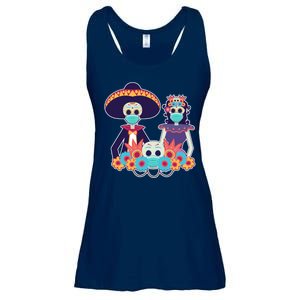 Day Of The Dead Dia De Los Muertos Quarantine Ladies Essential Flowy Tank