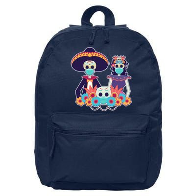 Day Of The Dead Dia De Los Muertos Quarantine 16 in Basic Backpack