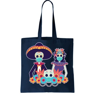 Day Of The Dead Dia De Los Muertos Quarantine Tote Bag