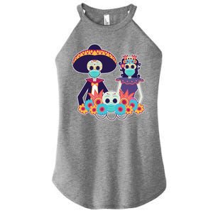 Day Of The Dead Dia De Los Muertos Quarantine Women's Perfect Tri Rocker Tank