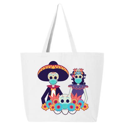 Day Of The Dead Dia De Los Muertos Quarantine 25L Jumbo Tote