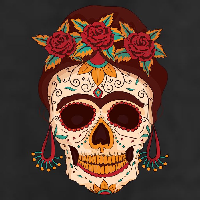 Day Of The Dead Female Adult Drive Performance Visor