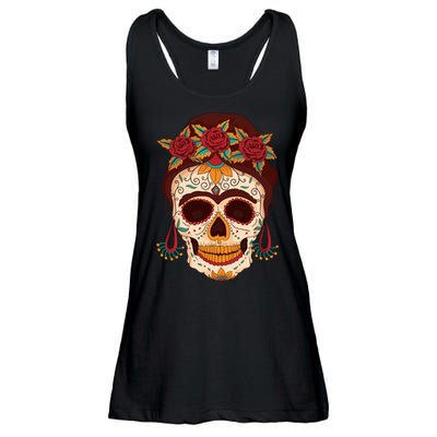 Day Of The Dead Female Ladies Essential Flowy Tank