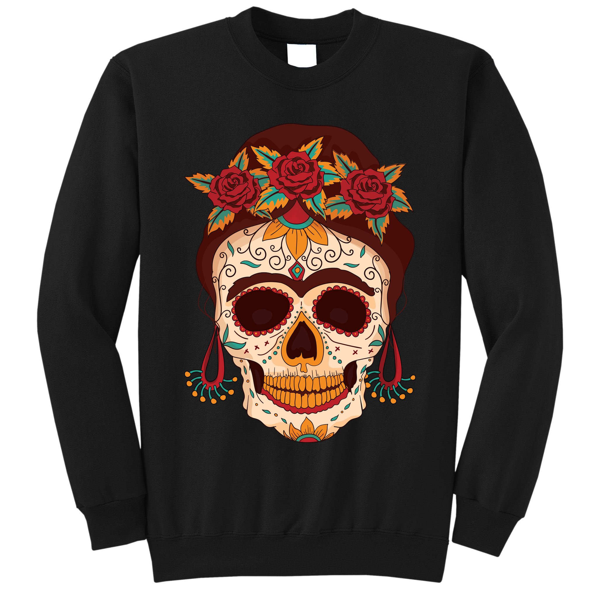 Day Of The Dead Female Tall Sweatshirt