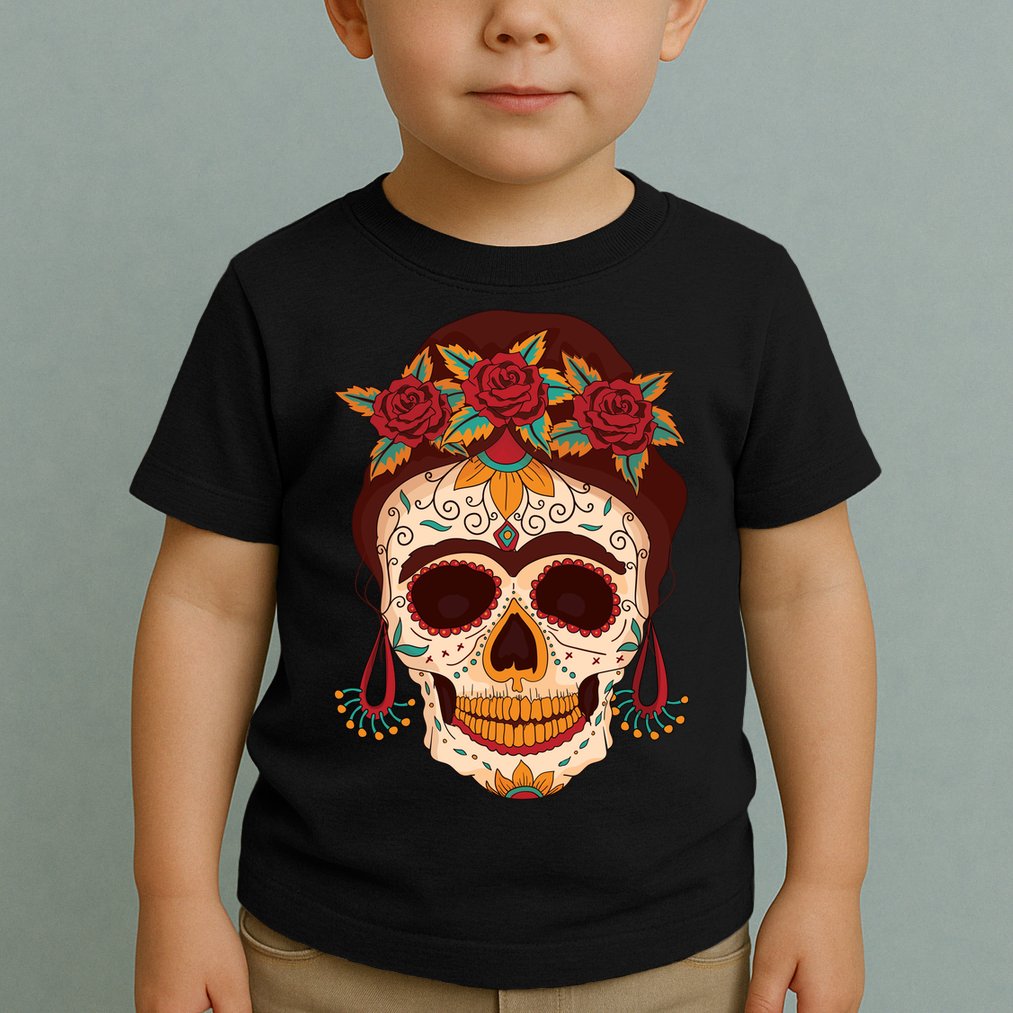 Day Of The Dead Female Toddler T-Shirt