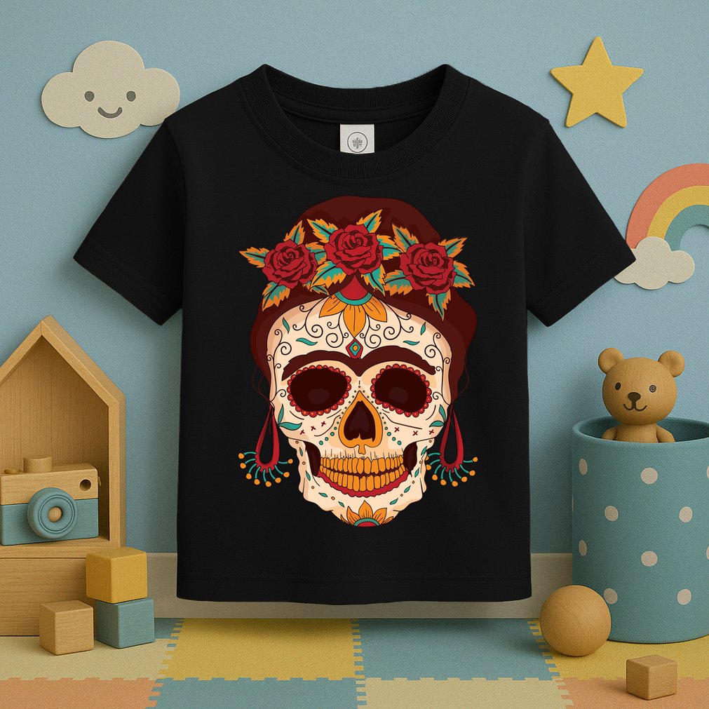 Day Of The Dead Female Toddler T-Shirt
