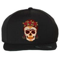 Day Of The Dead Female Wool Snapback Cap
