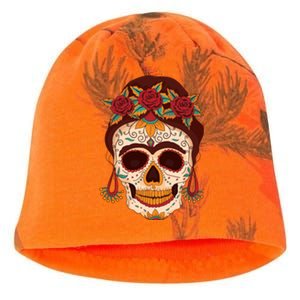 Day Of The Dead Female Kati - Camo Knit Beanie