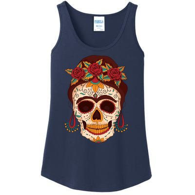 Day Of The Dead Female Ladies Essential Tank