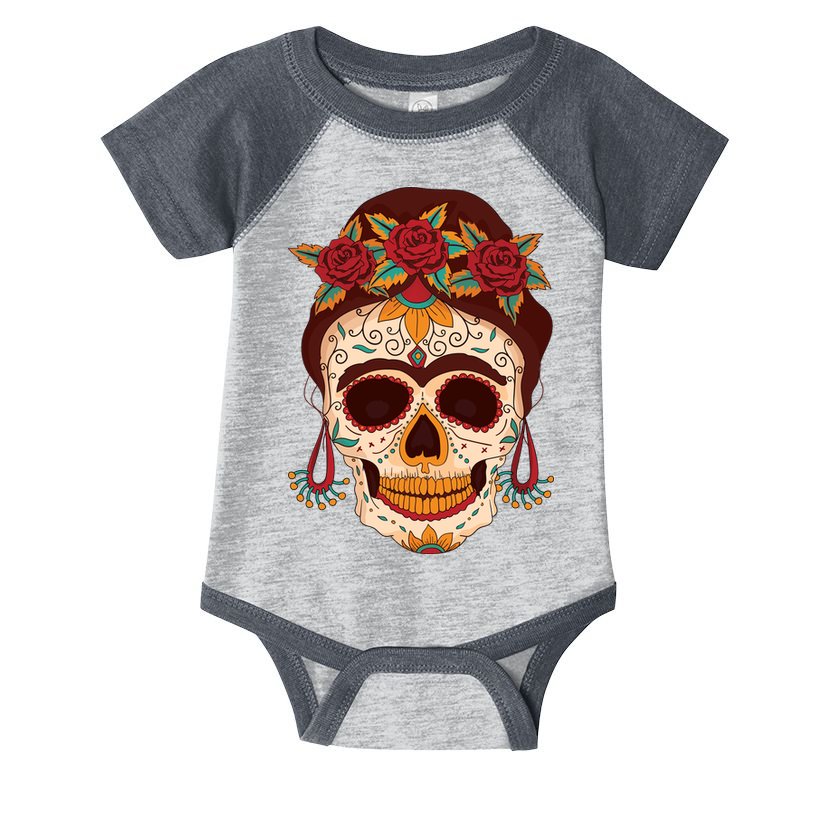 Day Of The Dead Female Infant Baby Jersey Bodysuit
