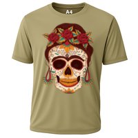 Day Of The Dead Female Cooling Performance Crew T-Shirt