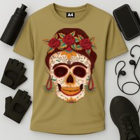 Day Of The Dead Female Cooling Performance Crew T-Shirt