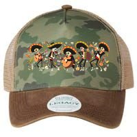 Day Of The dead Mariachi  Legacy Tie Dye Trucker Hat