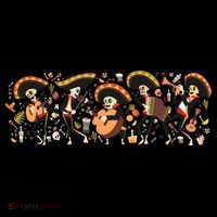 Day Of The dead Mariachi  7-Panel Snapback Hat