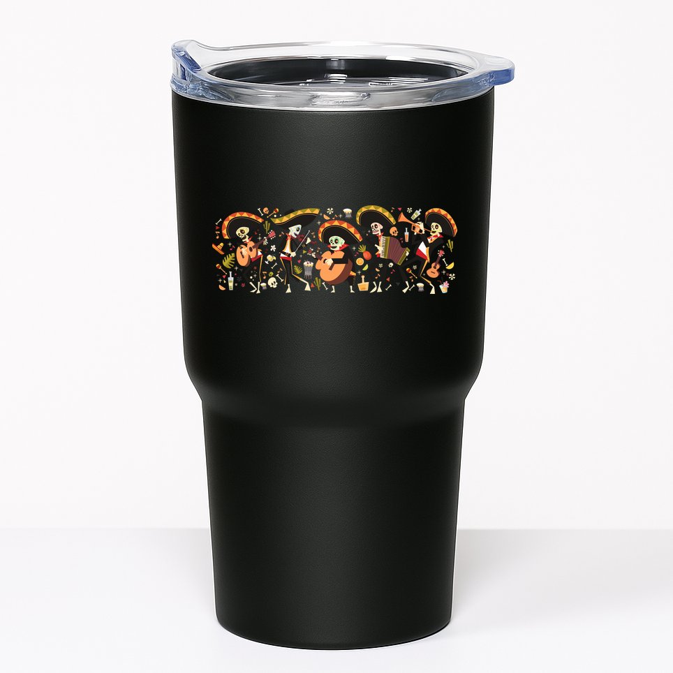 Day Of The dead Mariachi  Tumbler