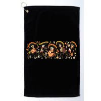 Day Of The dead Mariachi  Golf Towel