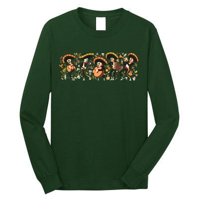 Day Of The dead Mariachi  Long Sleeve Shirt
