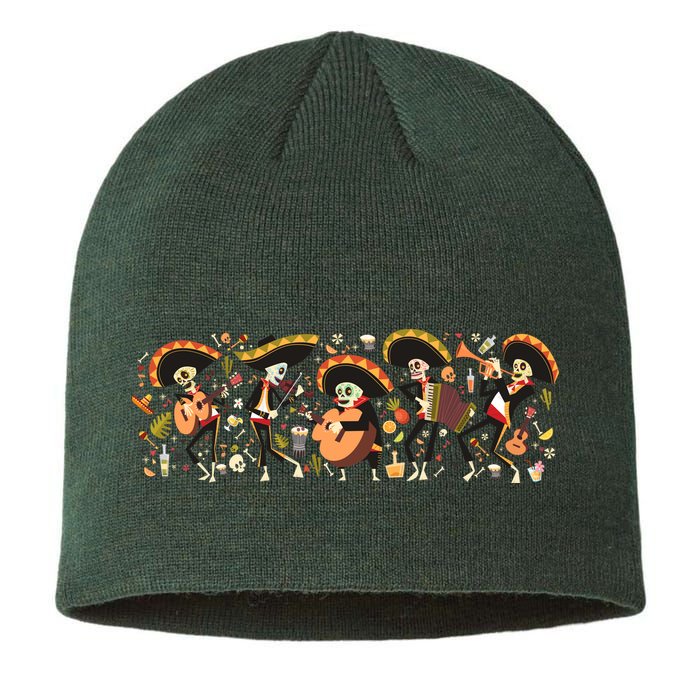 Day Of The dead Mariachi  Sustainable Beanie
