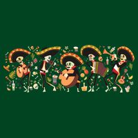 Day Of The dead Mariachi  Mesh Reversible Basketball Jersey Tank