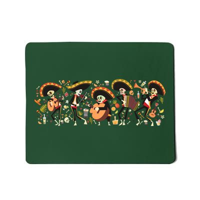 Day Of The dead Mariachi  Mousepad