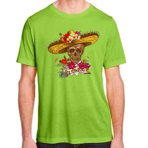 Day Of The Dead Mexican Skull Adult ChromaSoft Performance T-Shirt