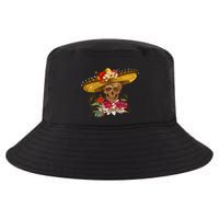 Day Of The Dead Mexican Skull Cool Comfort Performance Bucket Hat
