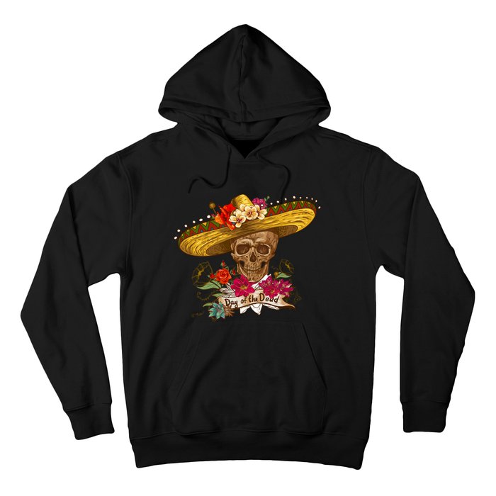 Day Of The Dead Mexican Skull Hoodie